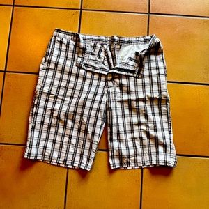 Dickies Golf and Casual Shorts Size 38 Black and White Plaid